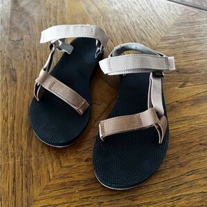Teva Sandals in Black and Tan
